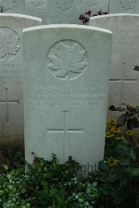 Canada Cemetery Tilloy Les Cambrai - McGregor, W L